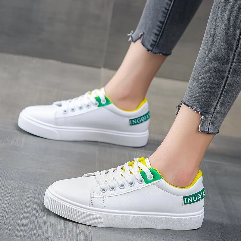 

Women Sneakers Fashion Woman's Shoes Spring Trend Casual Sport Shoes For Women New Comfort White Vulcanized Platform Shoes