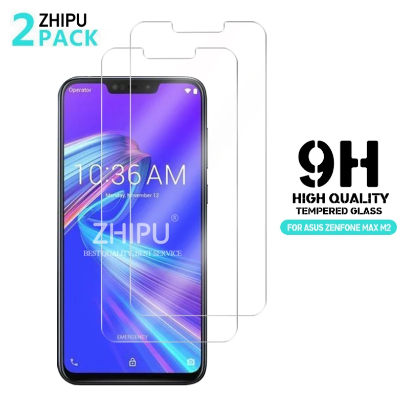 2 шт./партия закаленное стекло для Asus Zenfone Max M2 ZB633KL защитное стекло 2.5D 9H закаленное стекло для Asus Zenfone Max M2