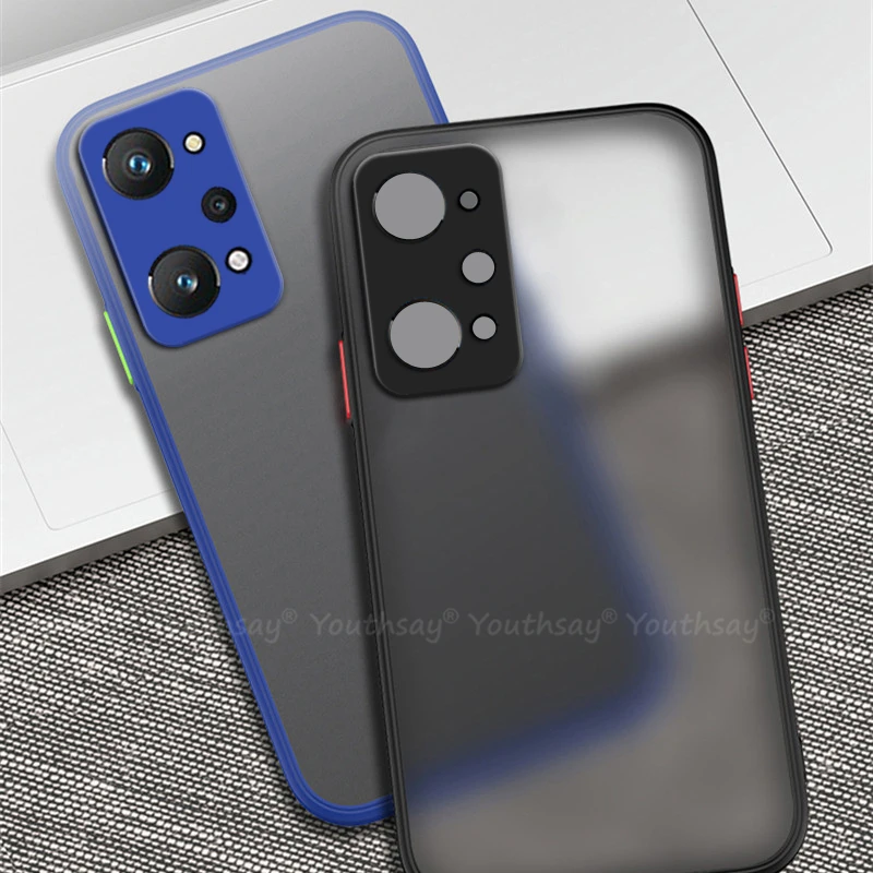 for realme gt neo 2 case silicone matte rubber translucent case for realme gt neo2 2t flash master case realme gt neo 2 cover free global shipping