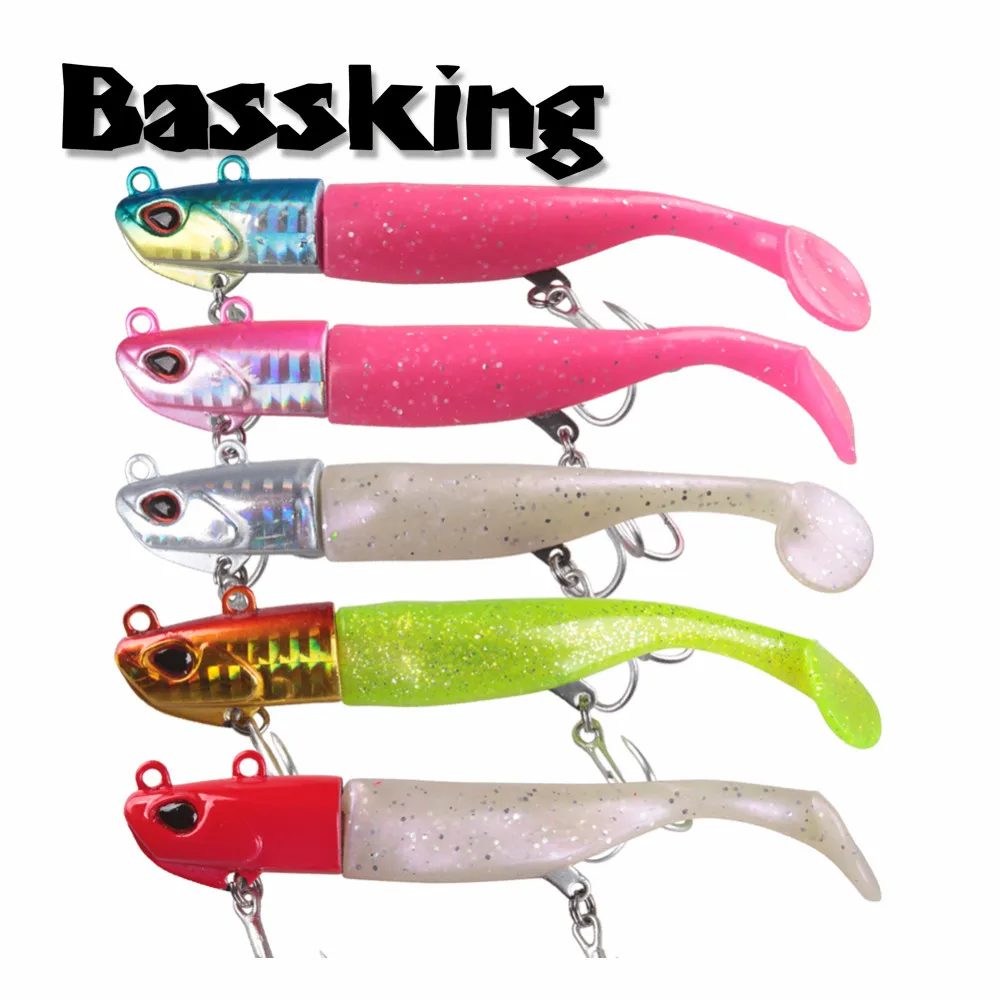 BASSKING JIG Head мягкие приманки а так же 30 г 36 46 56 рыболовные с запасной задний 3D глаза