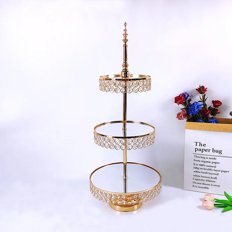 DIY 1PCS cake stand Wedding Display crystal cupcake tray tools home decoration dessert table decorating party suppliers | Дом и сад