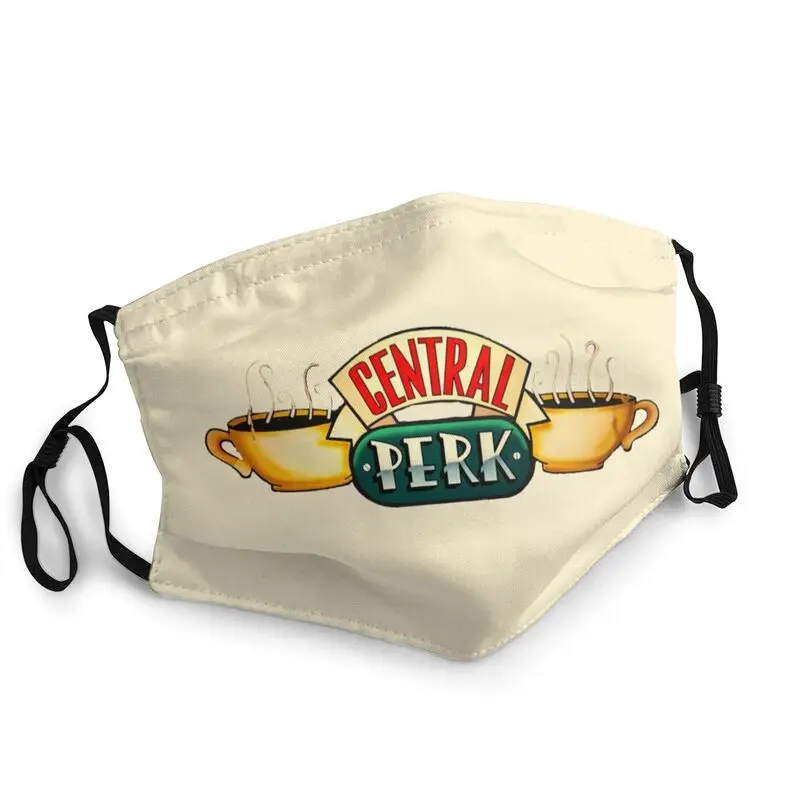

Central Perk Breathable Mouth Face Mask Adult Unisex Friends TV Show Anti Haze Dustproof Mask Protection Cover Respirator Muffle