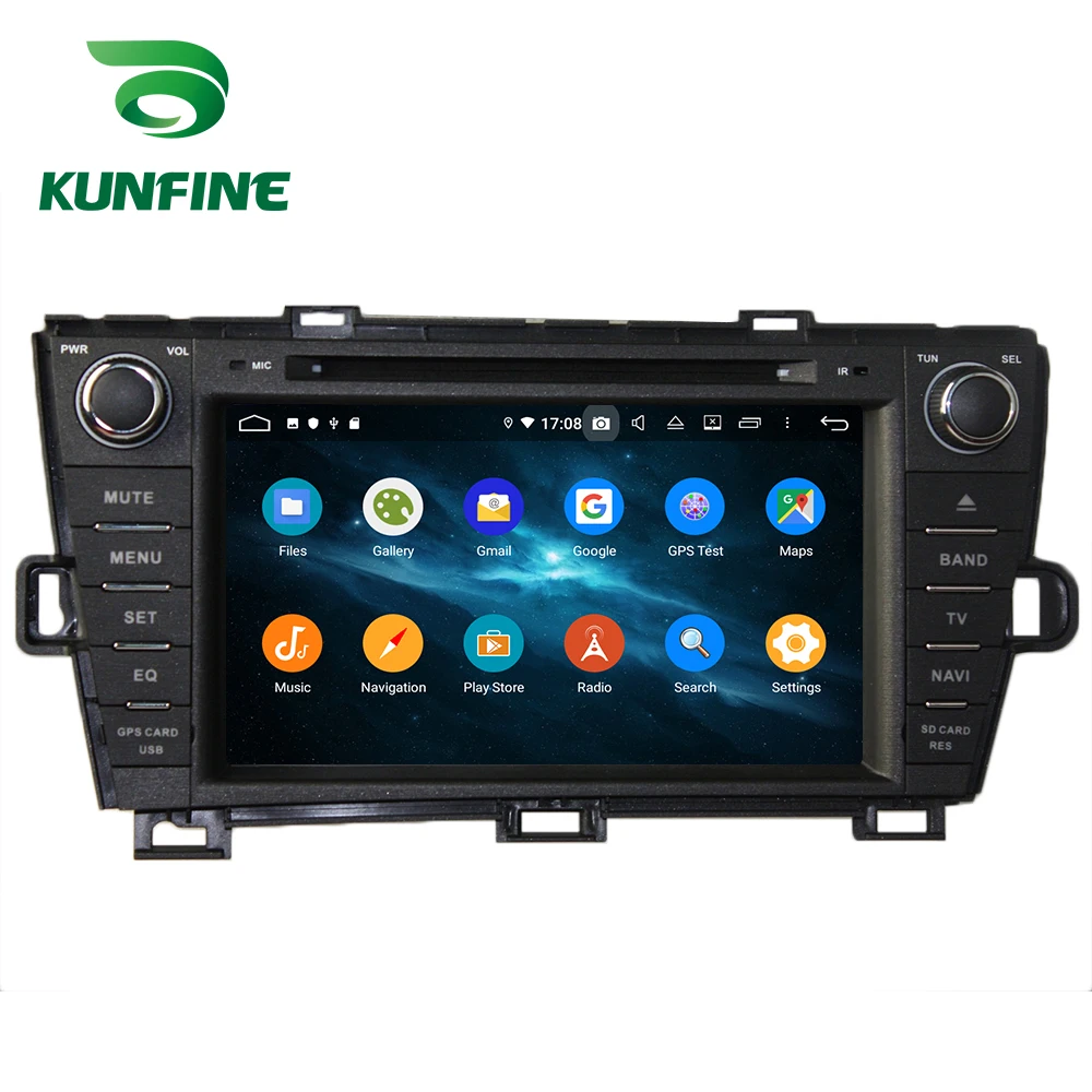 Android 9.0 Octa Core 4GB RAM 64GB Rom Car DVD GPS Multimedia Player Stereo for Toyota PRIUS 2009-2014 right Radio WIFI | Автомобили и