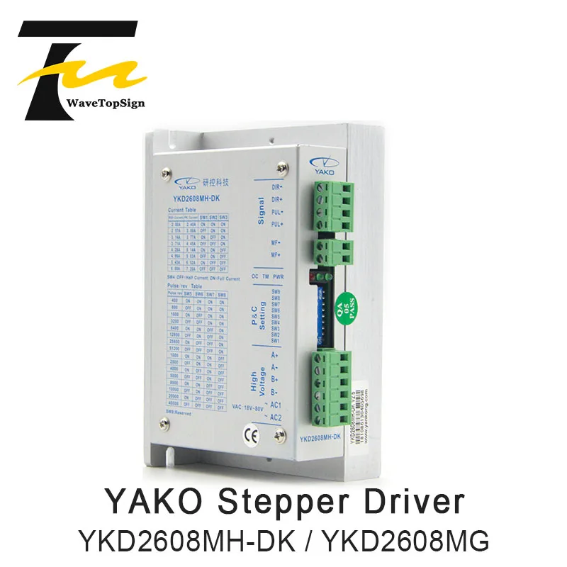 

YAKO 2phase Stepper Motor Driver YKD2608MH-DK YKD2608MH-A1 YKD2608MG YKD2608MG-A1 match NEMA23 NEMA34