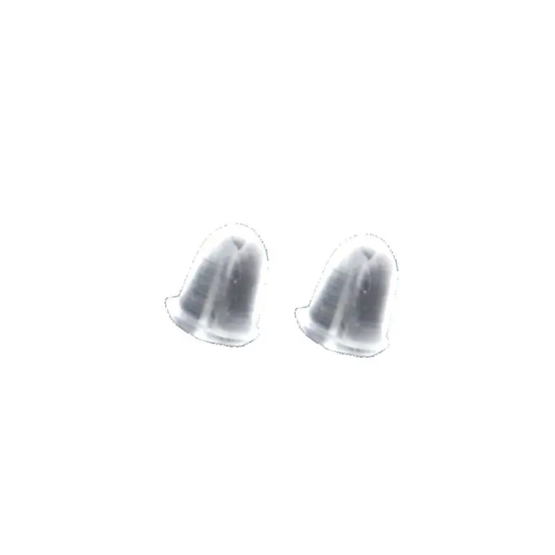 

500Pcs Clear Earrings Back Plastic Earplug High-grade Earrings for Ear Jewelry Accessories Fixed DIY Ear Jewelry Accessories