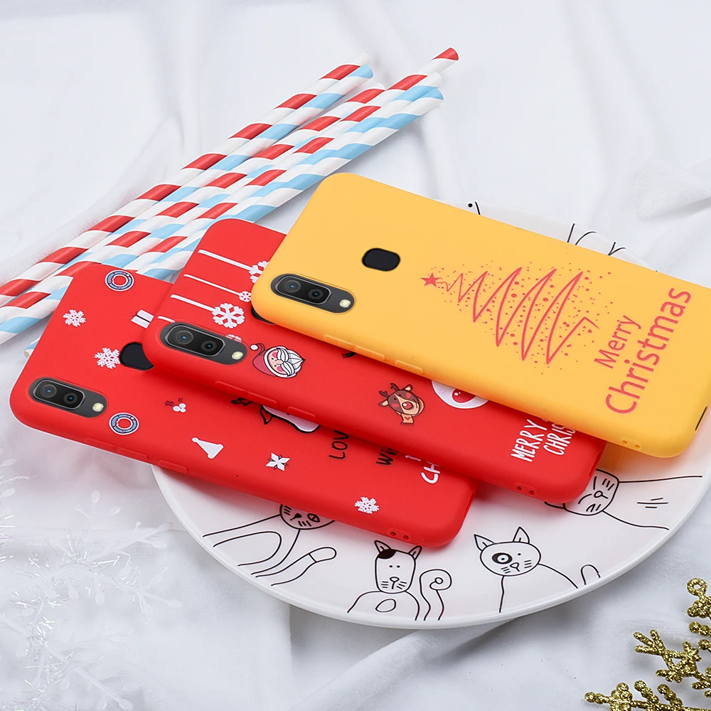 Мягкий чехол из ТПУ силиконовый для Samsung Galaxy A30 A10 A7 2018 A70 A50 A40 с мультяшным рисунком