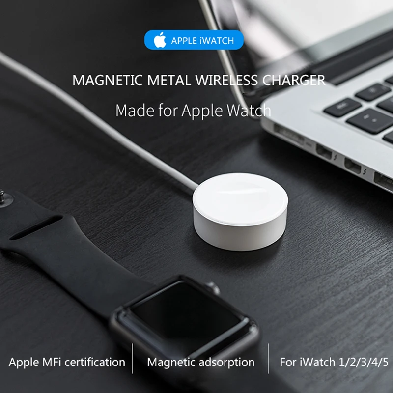 Portable QI Smart USB Watch Charger Cable Magnetic Wireless Charging Dock for Apple IWatch Series 7 6 5 4 3 2 SE Applewatch Cord |