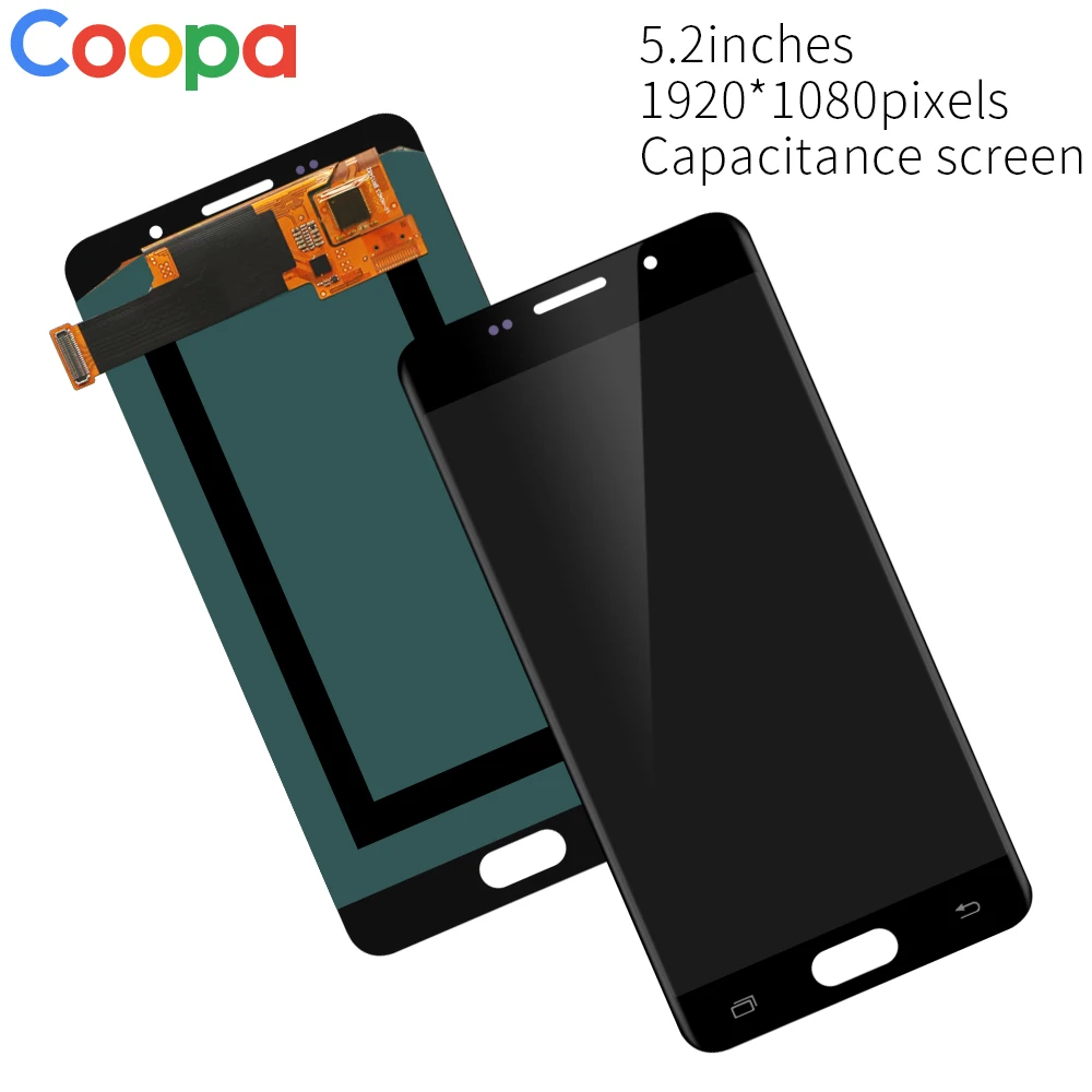 Супер AMOLED LCD для Samsung Galaxy A5 2016 A510F A510M A510FD A5100 A510Y ЖК дисплей сенсорный экран