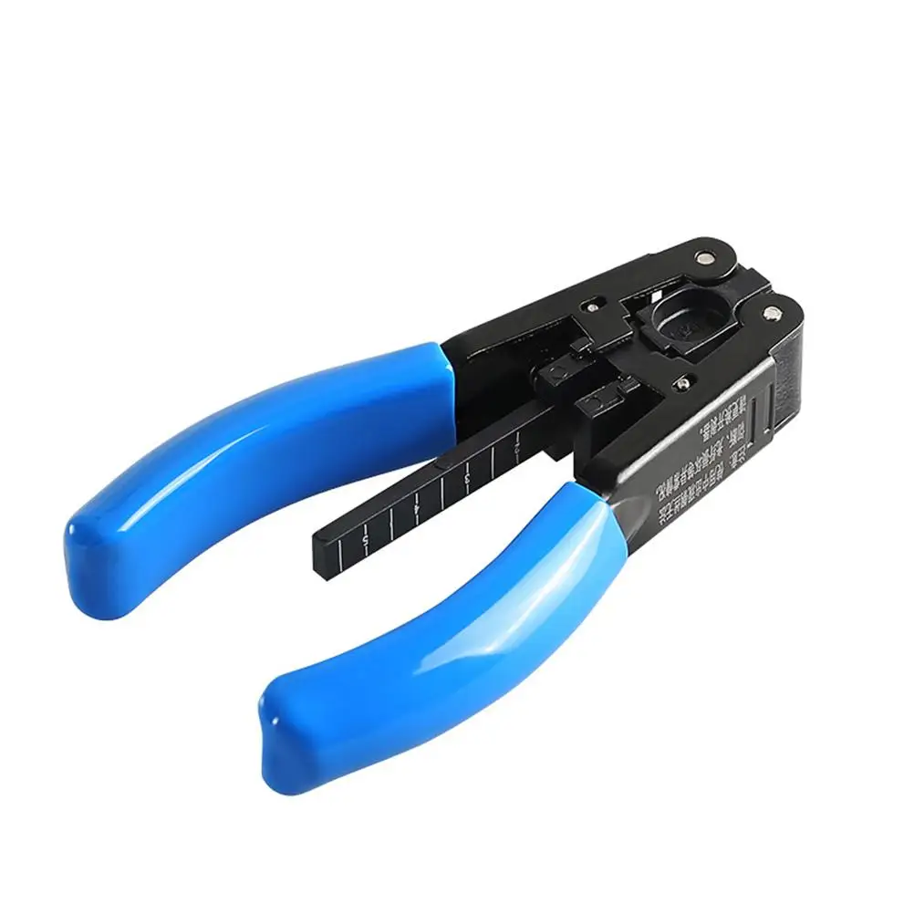 

Optical Fiber Stripping Tools 2.1*1.6mm Fiber Optic Cable Stripper Blue Cable Stripper Pliers Fiber Optic Cable Wire Strippe