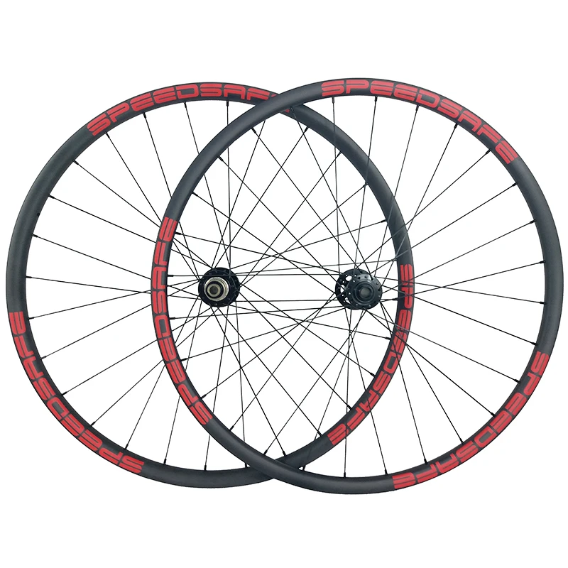 1340g 29er MTB карбоновые бескамерные колеса 28 мм Асимметричная 25 Глубокая клинчерная