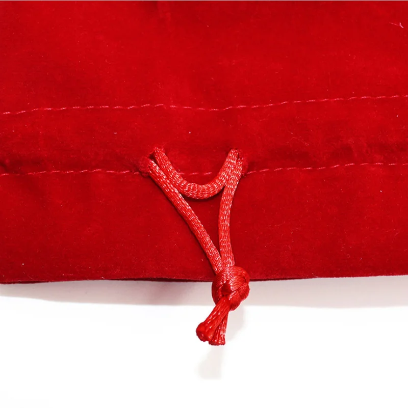 Высококачественный бархатный мешок для костей Ювелирная упаковка кармашки на