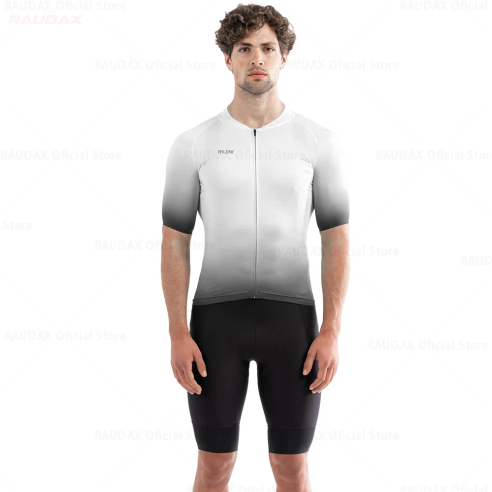 

Raudax 2021 Summer Cycling Jersey Set MTB Cycling Shorts Men Breathable Bicycle Cycling Clothing Ropa Ciclismo Hombre Triathlon