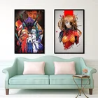 Домашний декор, холст, аниме, новые картины Евангелиона, картины для украшения дома, плакат, HD-принты, настенное искусство, модульный Декор для гостиной