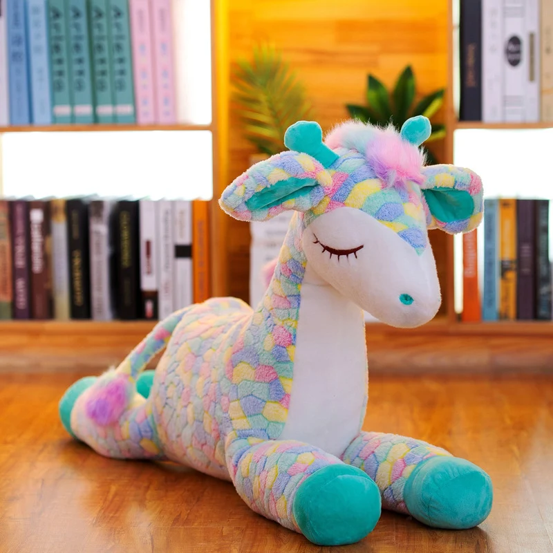 Радуги милые животные плюшевые игрушки пятнистый олень мягкая подушка Kawaii Олень