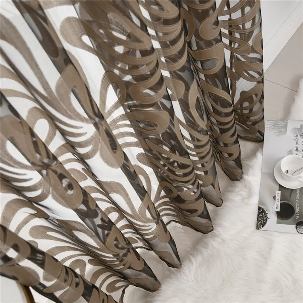 Роскошные жаккардовые занавески для кухни из серой ткани веселая жизнь красные