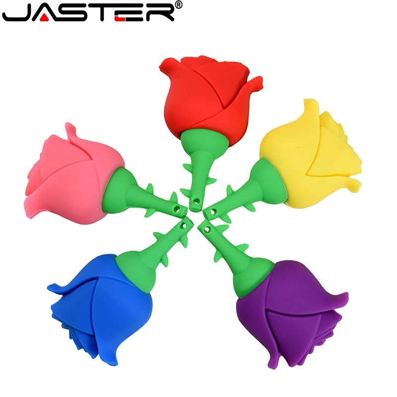 USB-флеш-накопитель JASTER в виде розы 64 гб 4 8 16 USB 2 0 | Компьютеры и офис