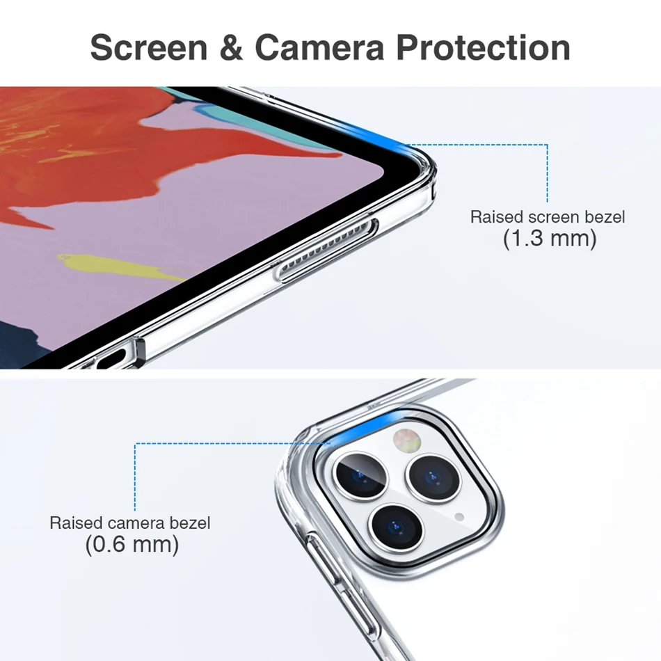 Прозрачный силиконовый Ультратонкий чехол RAINBOWM Mini 6 2021 для iPad Air 4 оболочка