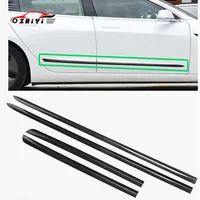 Car Sticker for Tesla Model 3 Body Anti-scratch Protection Trim Strip ABS Carbon Fiber Door Side Edge Guard Anti-collision Strip