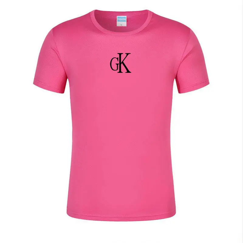 Футболка мужская с коротким рукавом хлопок Повседневная модная брендовая