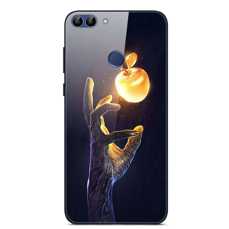 47 Для huawei P Smart Enjoy 7S чехол из закаленного стекла с изображением планеты космос, стеклянный чехол-накладка для huawei P Smart Coque Shell PSmart - Цвет: 47