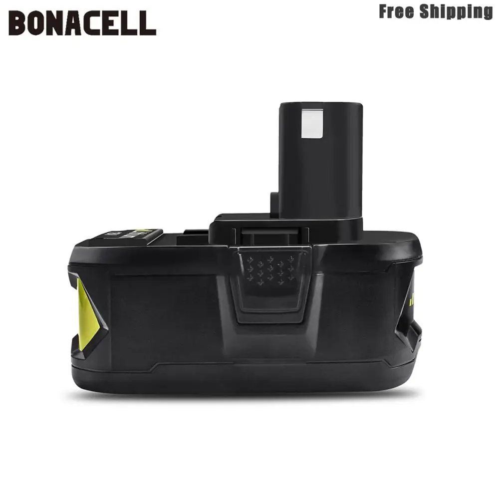 Bonacell 4000mAh литий ионная аккумуляторная батарея для RYOBI BPL 1815 1820G BPL18151 BPL1820 P102 P103 P104 P105