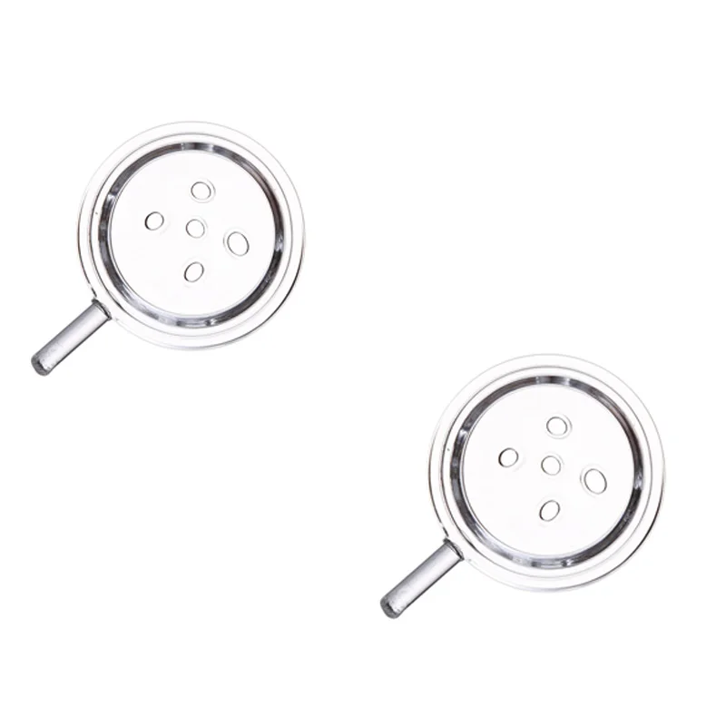 2 шт./кор. одноразовые кальяна толстые Стекло поддон для угля Чичи наргиле