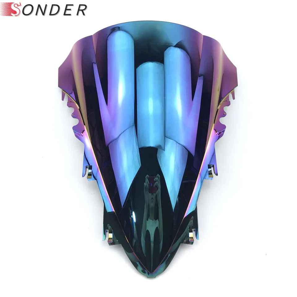 Windscreen Windshield Wind Shield Screen Protector For Yamaha YZF R1 1000 YZF1000 YZF-R1 YZFR1 2007 2008 07 08 Double Bubble | Автомобили