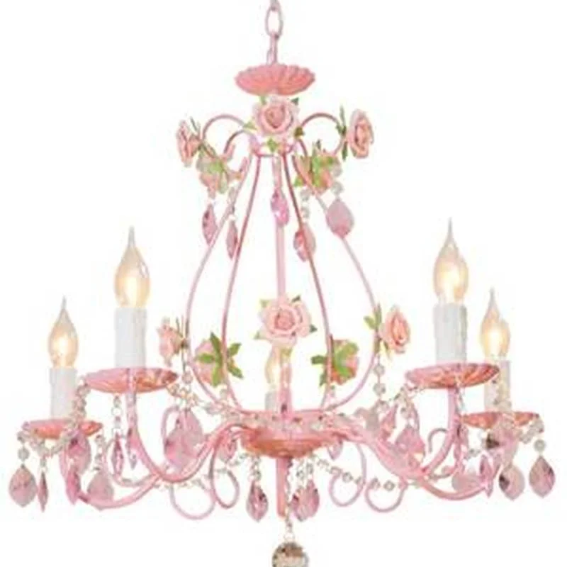 Люстра с розовыми цветами для свадьбы хрустальная люстра розами украшения