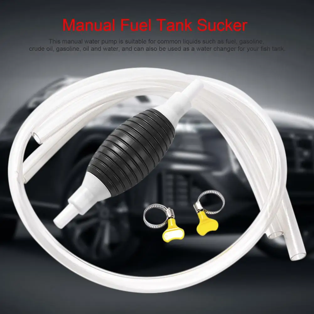 

Car Fuel Tank Sucker Manual Oil Pump + 2m Oil Tube