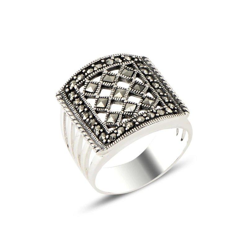 

Серебряное кольцо серебряного марказита Silverlina