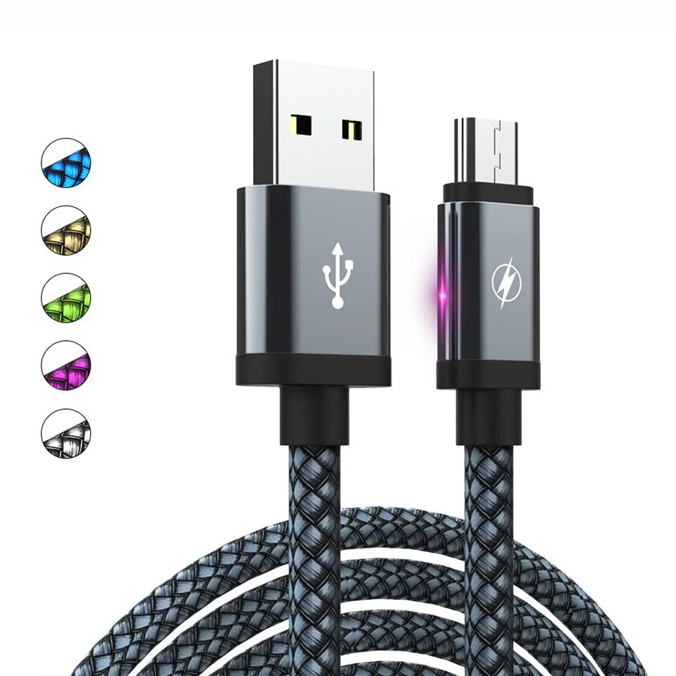 Микро USB кабель 3 м Быстрая зарядка для samsung Galaxy J7 J6 A7 Xiaomi Redmi Note 6 Pro 5 каво Usb микро зарядное устройство кабель