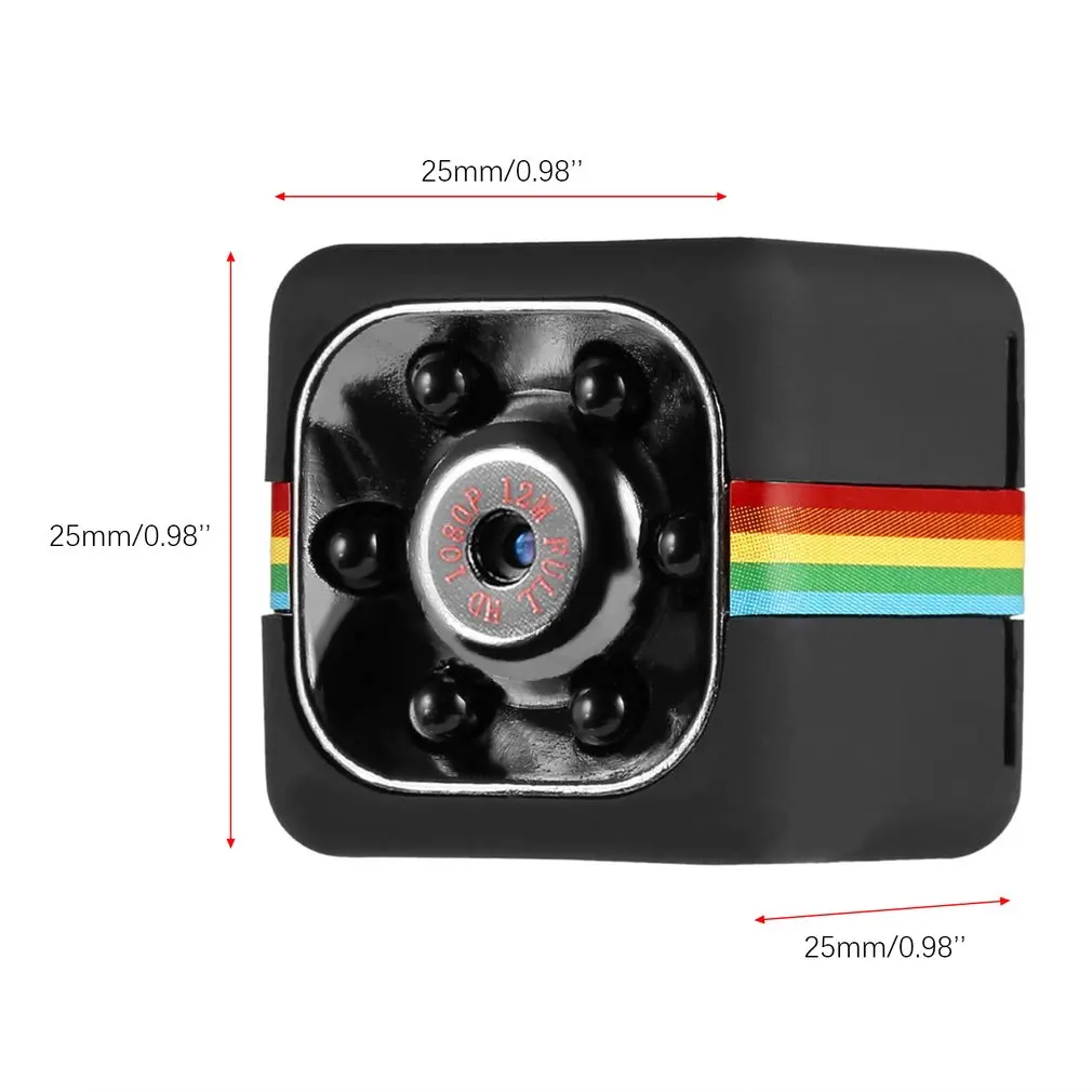

SQ11 DV Camera 1080p Sensor Portable Security Camcorder Small Cam Motion Detection Support TF Card Camera