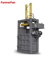 40 tons double cylinder waste paper box woven bag cans plastic bottle briquetting machine hydraulic baler