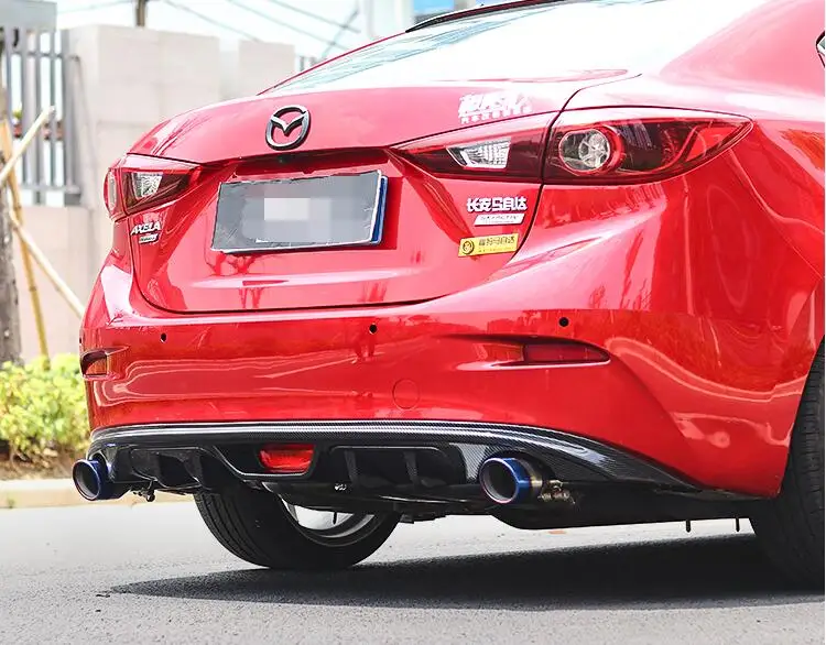 Для Mazda 3 Axela Body kit спойлер 2017-2019 для SCK ABS задний передний бампер диффузор защитные