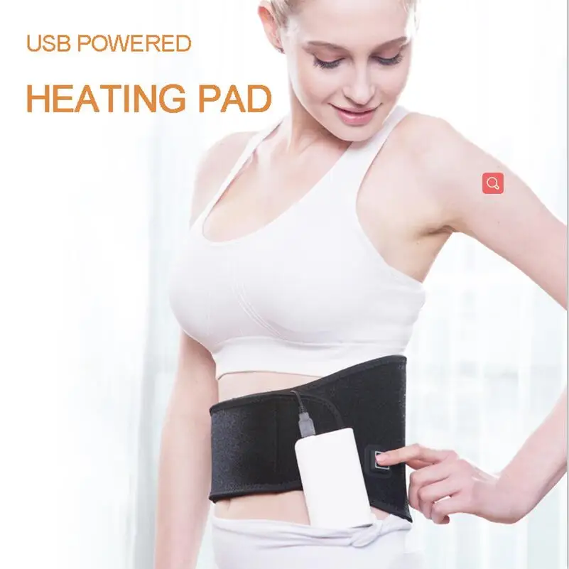 Электрическая грелка талии с питанием от USB подогревом для облегчения боли в