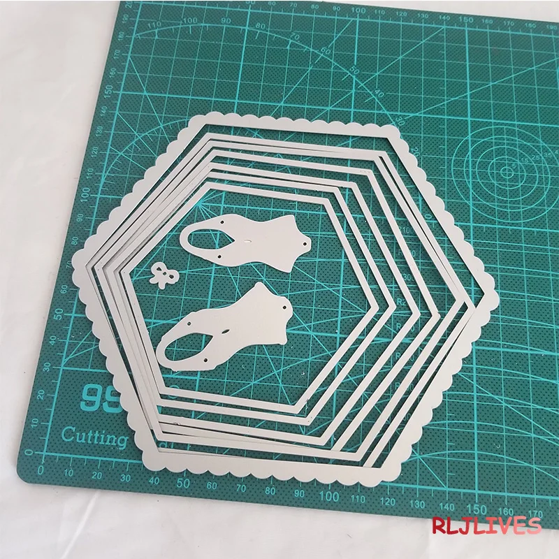 

6 Sided Nesting Metal Cutting Dies Stencils for DIY Scrapbooking Stamp/photo album Decorative Embossing DIY Paper Cards
