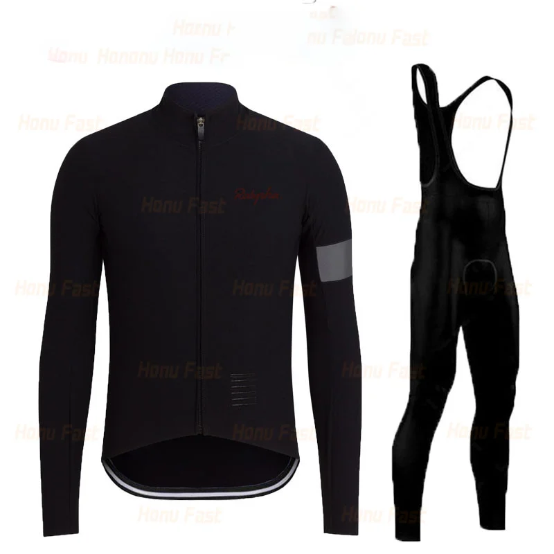 

New Ralvpha Team Pro Spring Cycling Jersey Set Long Sleeve MTB Bike Wear Clothes Bicycle Cycling Clothing Ropa Maillot Ciclismo