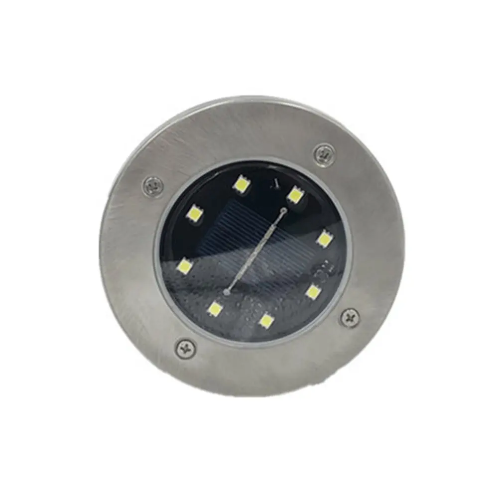 Солнечный подземный светильник 4 Вт из нержавеющей стали на открытом воздухе