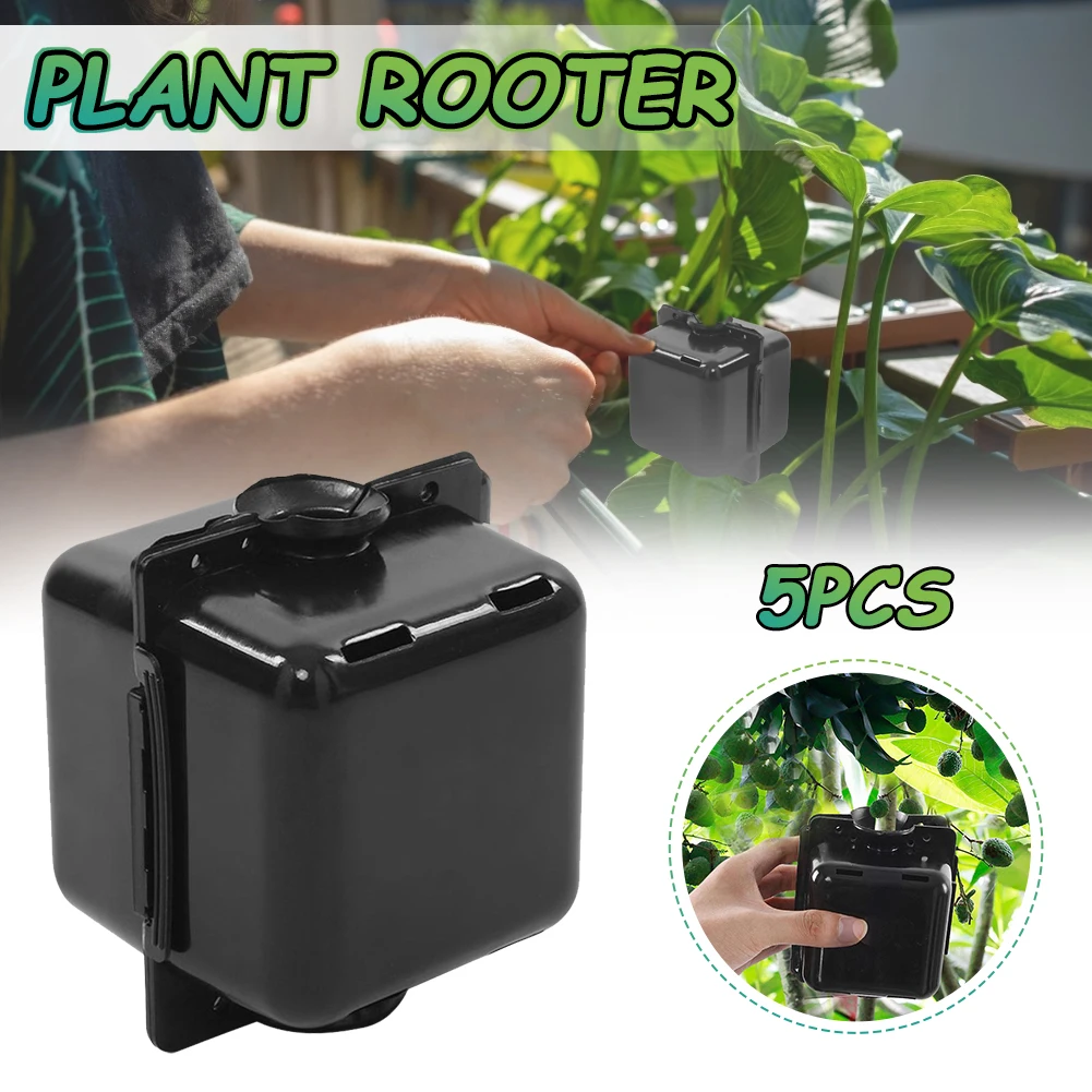 5pcs plant high pressure box grafting box cutting rooting box for indoor and outdoor plant asexual reproduction саженцыдеревьев