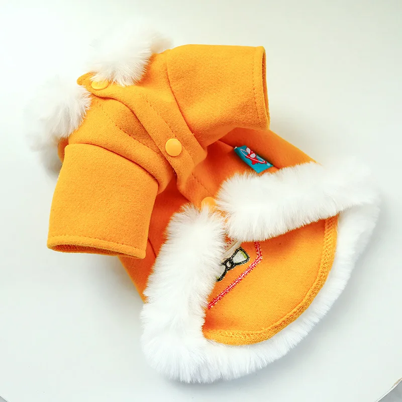 Рождественская одежда для домашних животных Тедди бишон новогодний праздничный