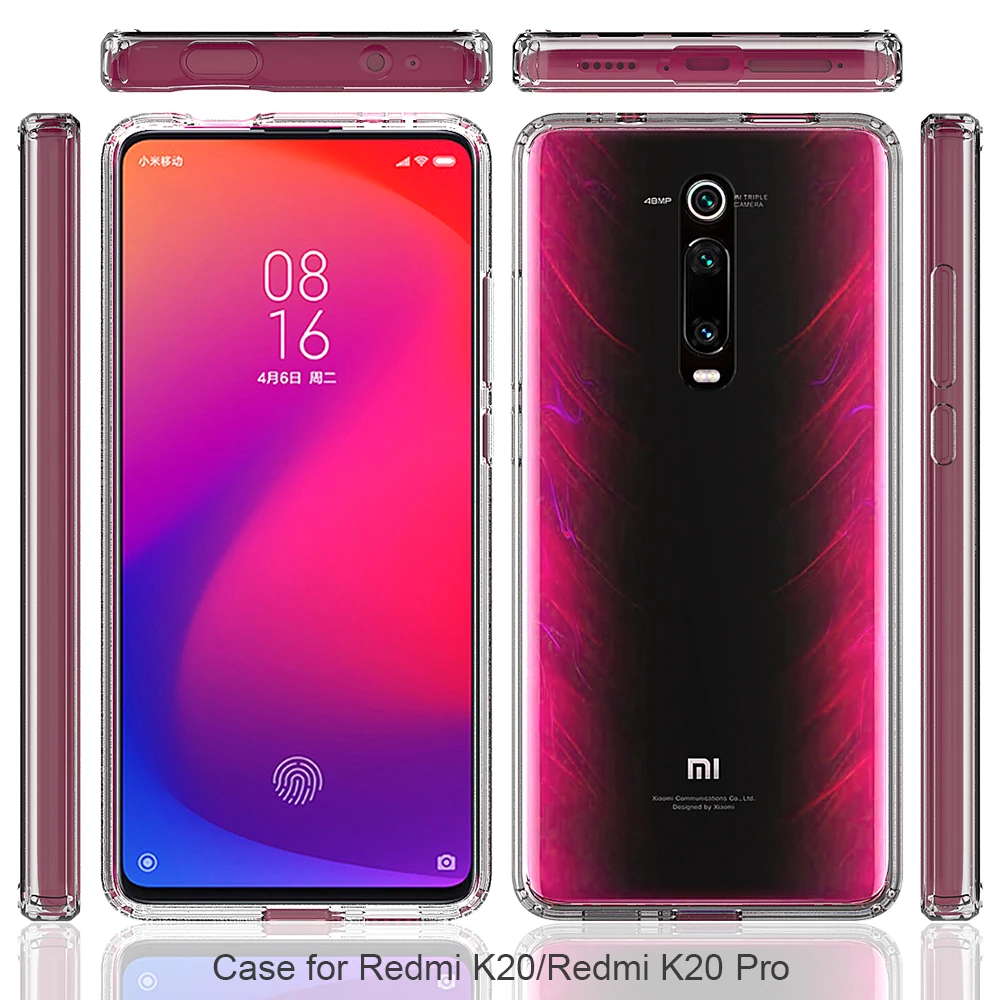 30 шт./лот противоударный ТПУ ПК акриловый кристаллический жесткий бронированный