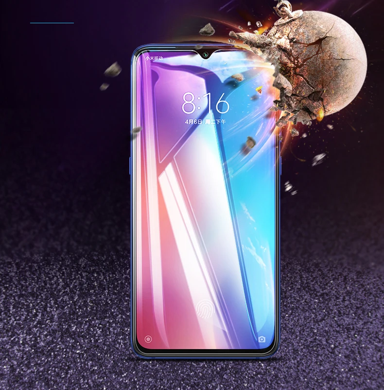3 шт полное покрытие закаленное стекло протектор экрана для Xiaomi Redmi Note 7 6 8 Pro 8A 6A 7A RedMi Note 8T Защитная стеклянная пленка