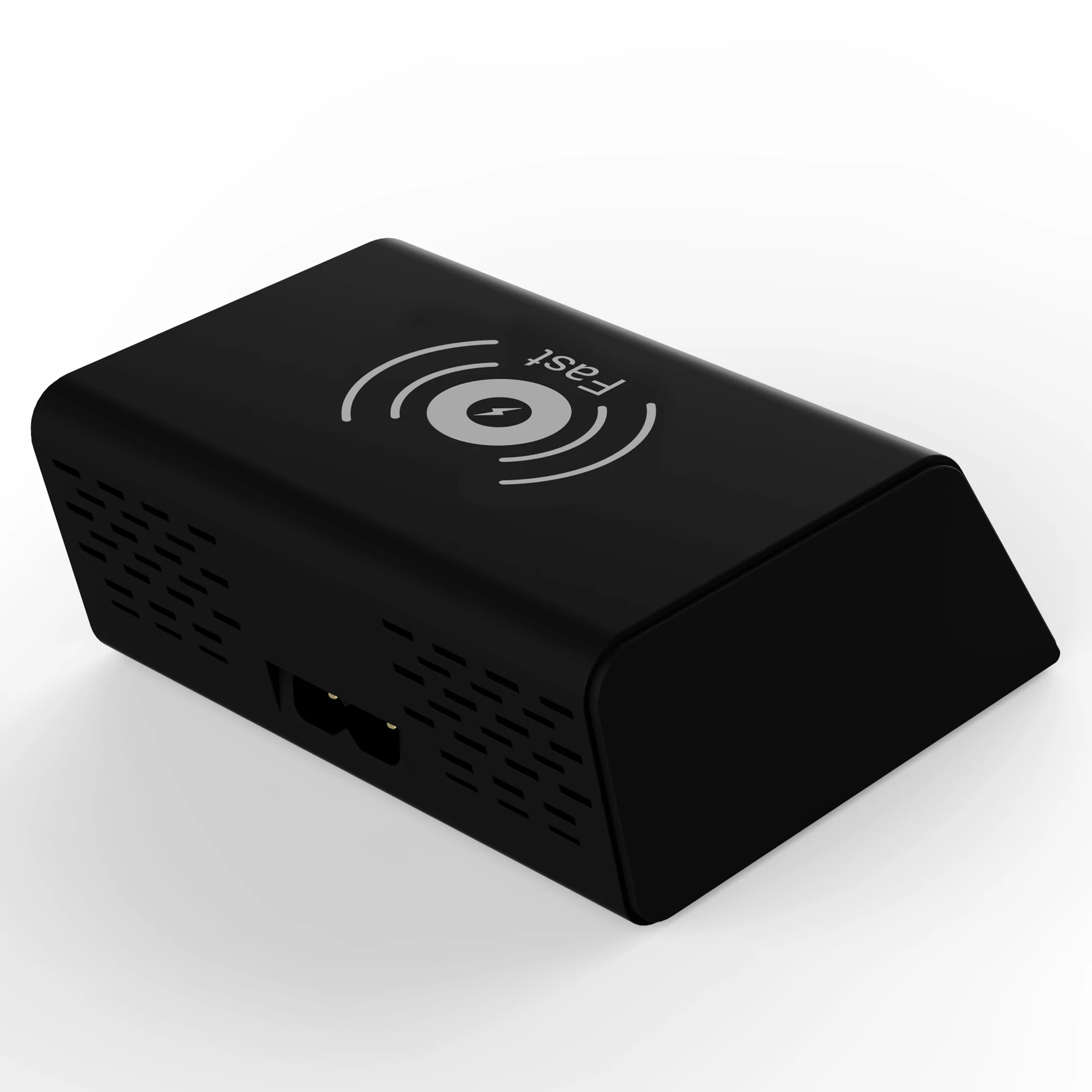 Стод Qi Беспроводное USB зарядное устройство 60 Вт светодиодный дисплей Быстрая