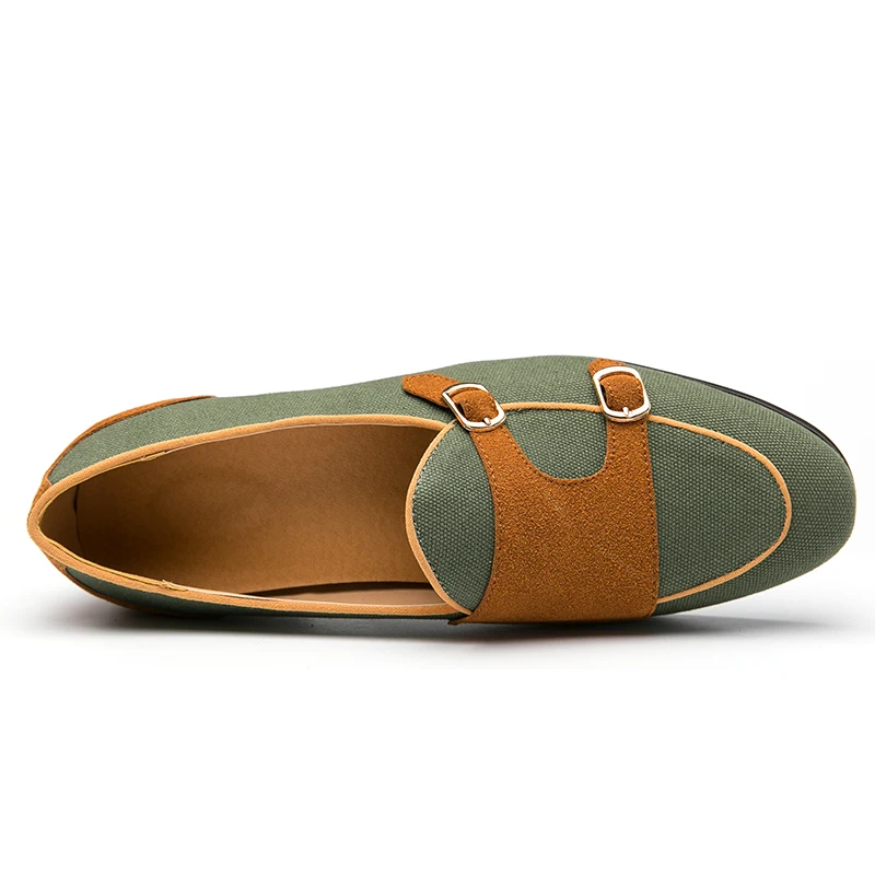 Парусиновые кожаные туфли для мужчин роскошные брендовые мокасины ручной работы