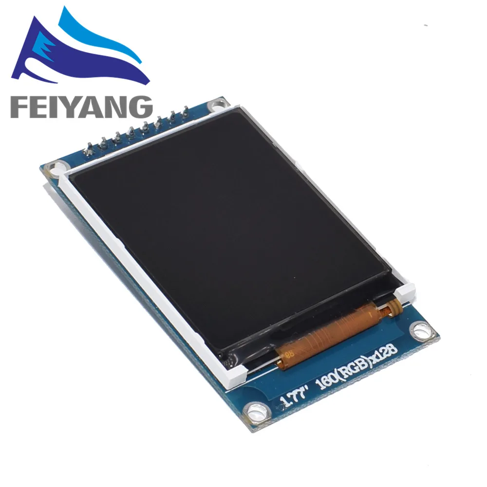 1 шт. 1,77 дюймов TFT lcd экран 128*160 1,77 TFTSPI TFT цветной экран модуль последовательного порта