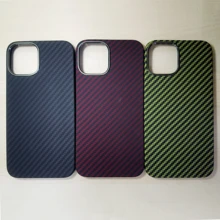 3 Colors Matte Ultra-Light 100% Real Carbon Fiber Case Cover For iPhone12 Mini Case For iPhone 12 Pro Max Lens Protection