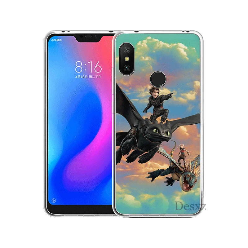 Чехол для мобильного телефона Xiaomi Redmi Note 4 4X 3 5 6 7 Pro 5A Жесткий Как приручить дракона