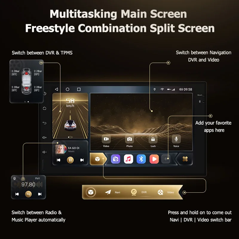 Автомобильный мультимедийный радиоприемник 6G + 128G Ownice Android 10 0 для Nissan Toyota