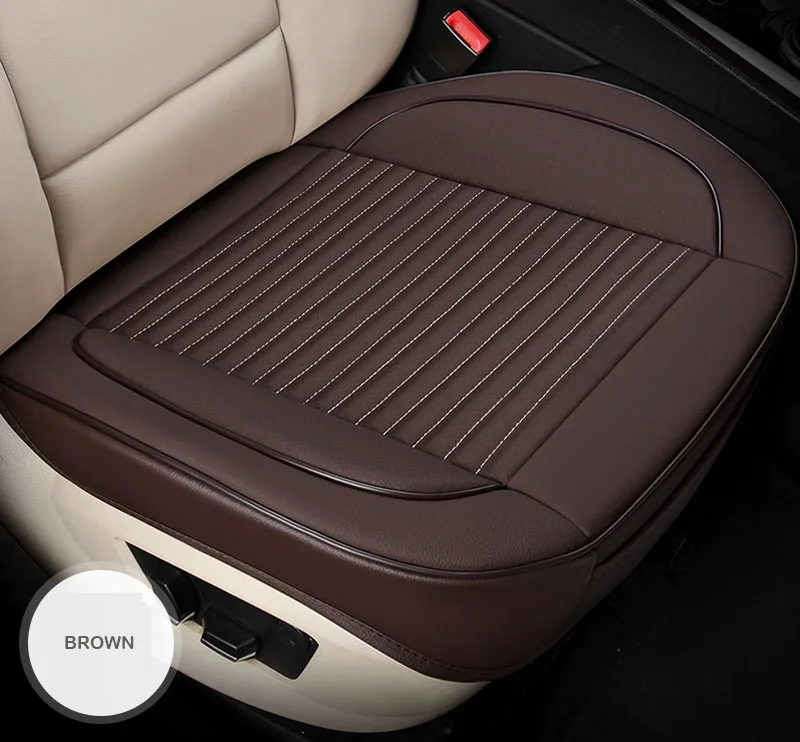 BROWN Универсальный чехол для автомобильных сидений кожаный для Opel Astra h j g mokka insignia Cascada corsa adam ampera Andhra zafira автомобильные аксессуары - Название цвета: BROWN