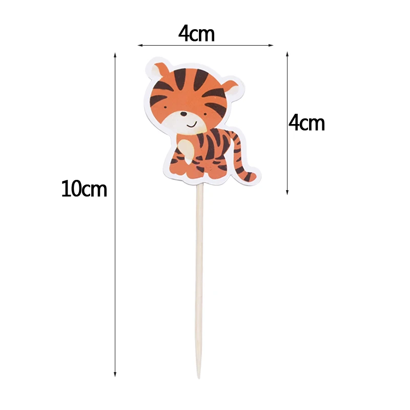 Джунгли принадлежности для тематической вечеринки мультфильм милый лев тигр